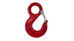 Hak oczkowy z uchem 8,0 tony z zabezpieczeniem CE 