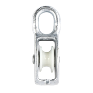 Bloczek do lin ocynkowany pojedynczy 50mm 