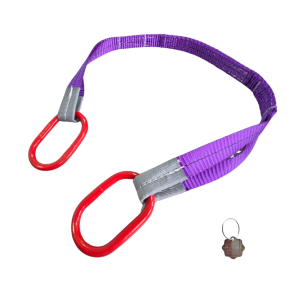 Zawiesie pasowe z ogniwami typ C2, DOR 1 tona, L - 1,5 m, taśma 30mm