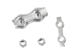 Zacisk Linowy Siodełkowy Podwójny  Ocynkowany rozmiar 8