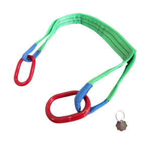 Zawiesie pasowe z ogniwami typ C2, DOR 2 tony, L - 5,5 m, taśma 60mm