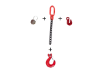 Zawiesie łańcuchowe 1-cięgnowe 12,5t z hakiem widełkowym  3 m 